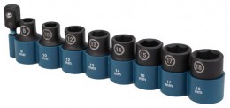 Makita E-16645 9 Piece 1/2 Sq. Impact Socket Set with Hex Adapter &pound;27.95